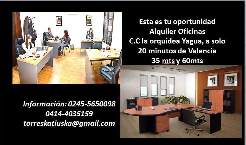 Alquilo comodas Oficinas Guacara