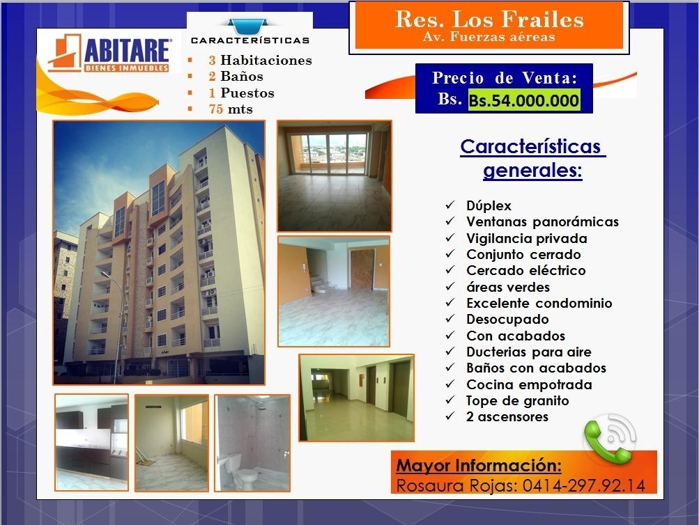 Apartamento en venta. Los frailes Av fuerzas aereas