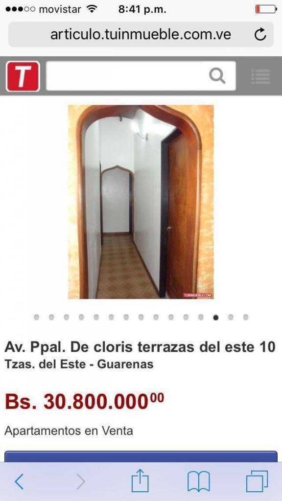 VENDO APARTAMENTO GUARENAS