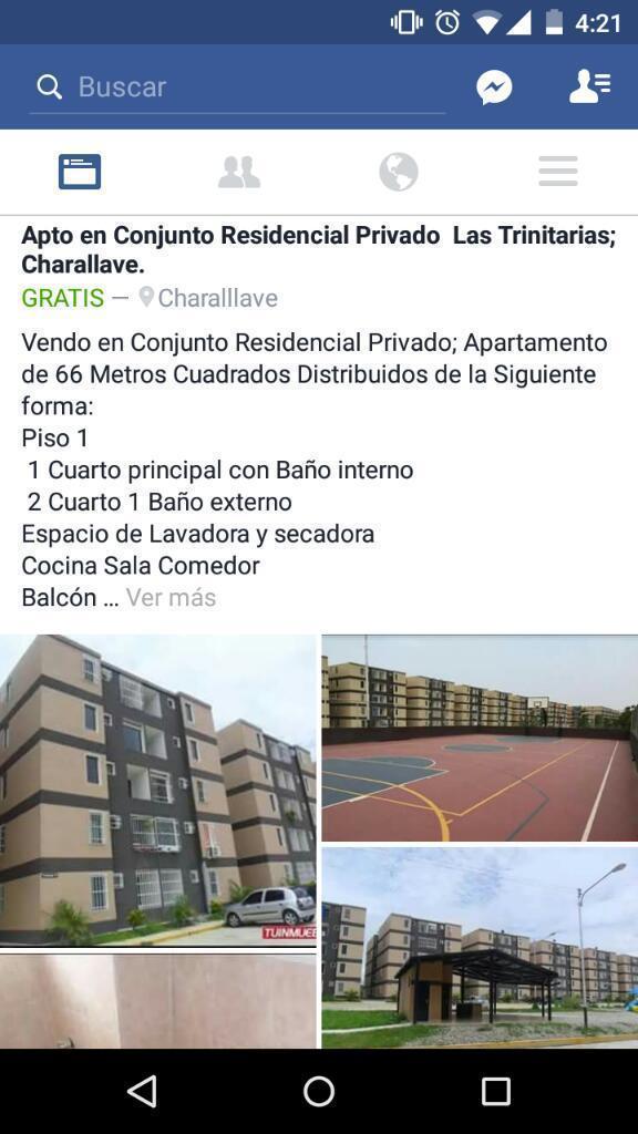 Vendo Apartamento en Urbanizacion Las Ta