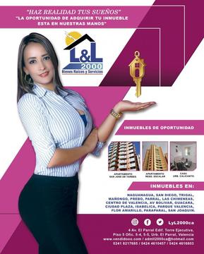 LYL VENDE BELLO APARTAMENTO EN PARAPARAL  J.A